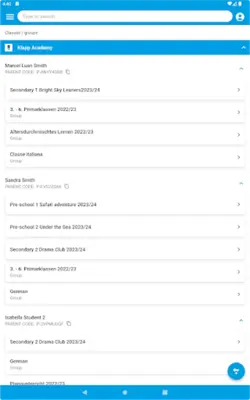 Klapp - School communication android App screenshot 2